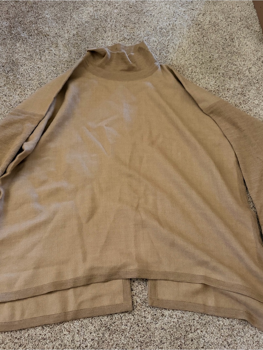 Cuyana Alpaca Open-Back Turtleneck Sweater